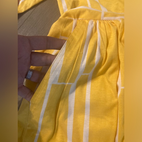 Vintage Jaeger London Yellow Skirt Blouse Set W/Pockets - Picture 10 of 15